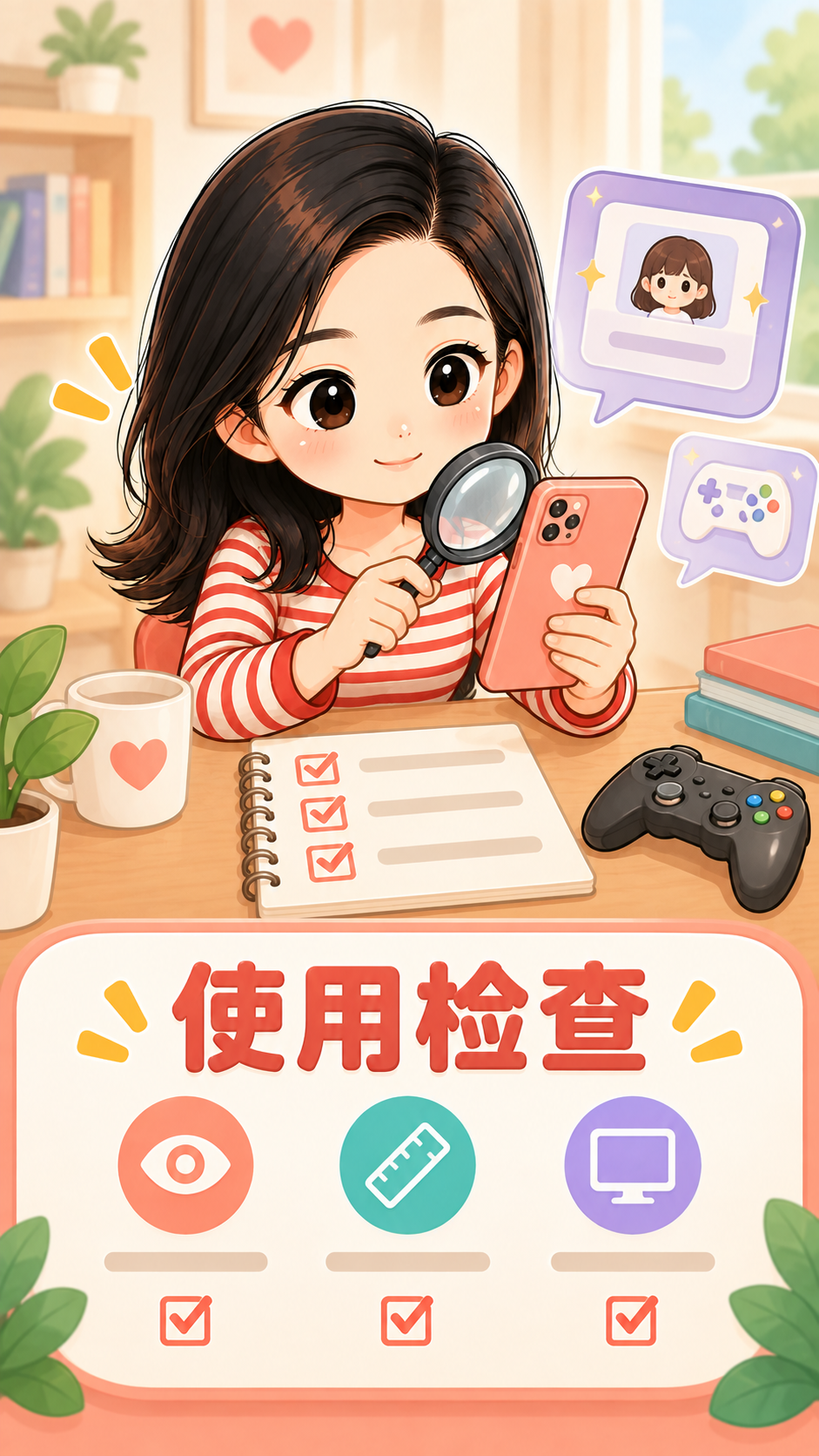 Q版人物检查游戏网名在不同使用场景中的显示效果