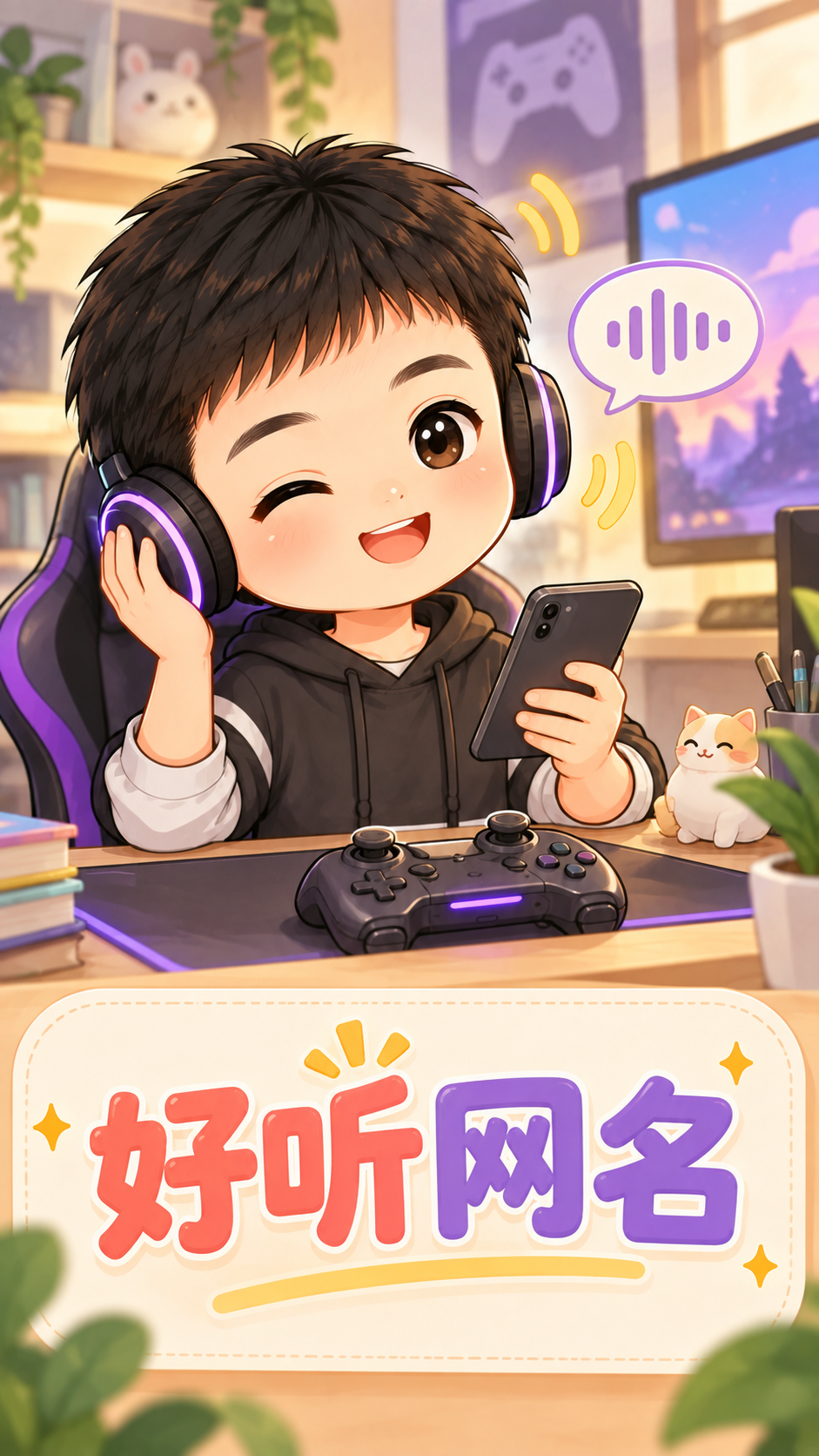 Q版人物朗读并比较好听的游戏网名